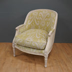 Green Gold Sacha Library Chair - Ex-Display