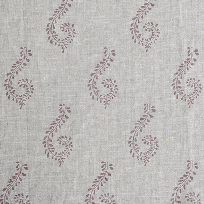 Small Non Returnable Sample of Dusky Mauve Shalini Linen