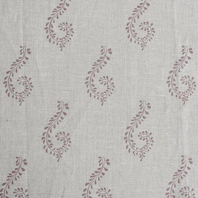 Small Non Returnable Sample of Dusky Mauve Shalini Linen