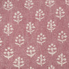 Hand-printed Damson Megha Rustic Linen/Stonewashed Panel (2.7m Approx.) - 354D