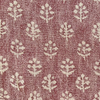Hand-printed Damson Megha Rustic Linen/Stonewashed Panel (2.7m Approx.) - 354D