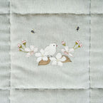 Duck Egg  Apple Blossom Quilt - Super King