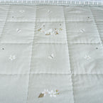 Duck Egg  Apple Blossom Quilt - Super King