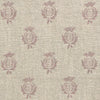 Dusky Pink Pomegranate Rustic Linen 3m (stonewashed) panel - 356DP