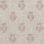 Dusky Pink Pomegranate Rustic Linen Stonewashed Panel (3m Approx.) - 356DP