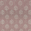 Hand-printed Dusky Mauve Megha Rustic Linen Stonewashed Panel - 354DM