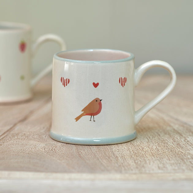Christmas Robin Espresso Mug