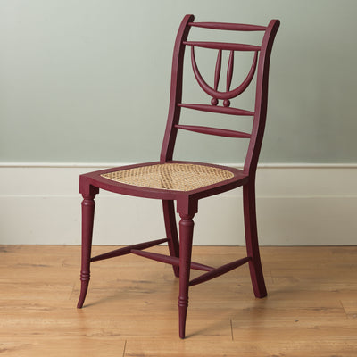 Painted Gustavian Dining Chair in Etruscan Red