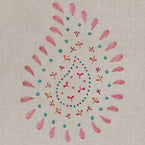 147L - Rose Embroidered Malathi Light Linen – Sale