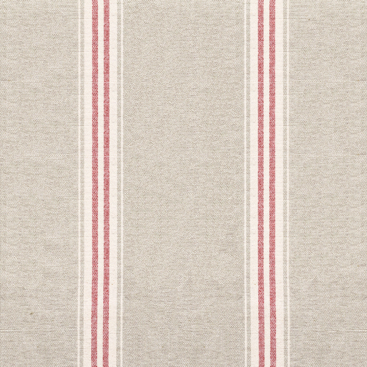Beech Red Gustavian Stripe Cotton – Double Width - 289L