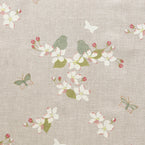 Hand-printed Ivory Apple Blossom Linen – 313