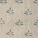 Summer Blue Leaf - Light Rustic Linen