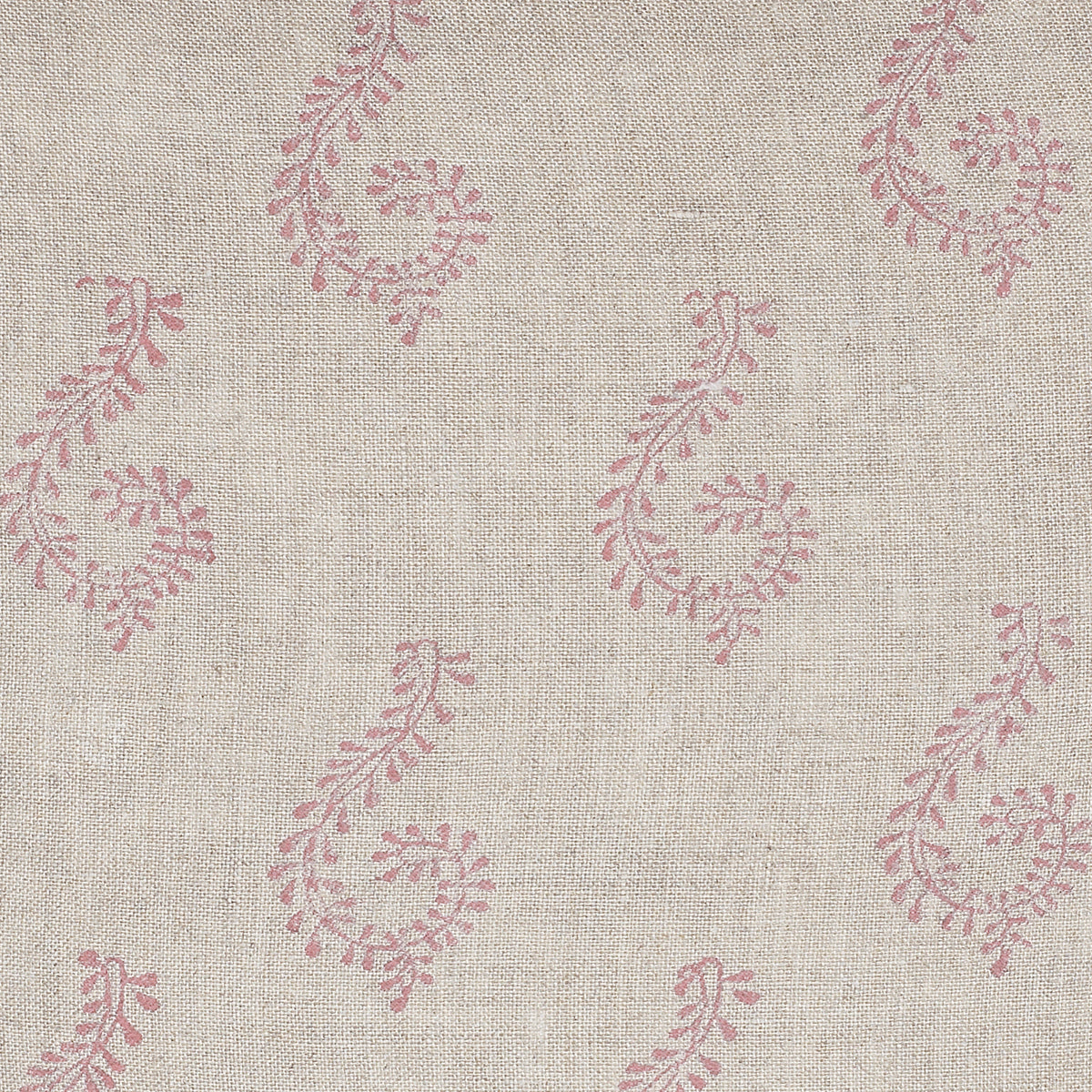 Hand-printed Violet Shalini Linen – 325