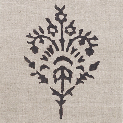Graphite Akansha Block-printed Linen – 340