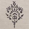 Graphite Akansha Block-printed Linen – 340
