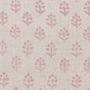 Hand-printed Dusky Mauve Megha Rustic Linen/Stonewashed Panel (3m Approx.) - 353DM
