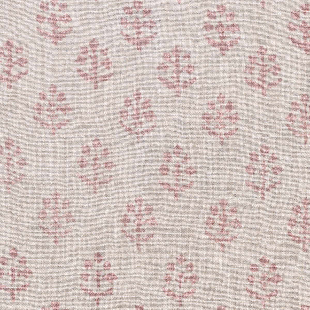 Dusky Pink Megha Rustic Linen Cushion