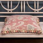 Faded Rose Natasha Large Seat Cushion with Tassels