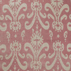 Hand-printed Faded Rose Sacha Linen - Stonewashed Panel (2.7m Approx.) - 360FR