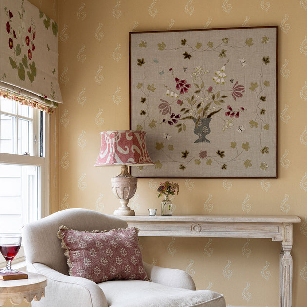 Foxglove & Tulips Framed Wallhanging