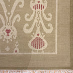 Hand-woven Wool Kilim - Olive Natasha