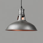 Galvanised Metal Pendant Lamp