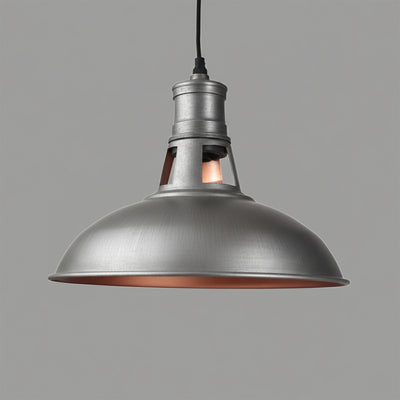 Galvanised Metal Pendant Lamp