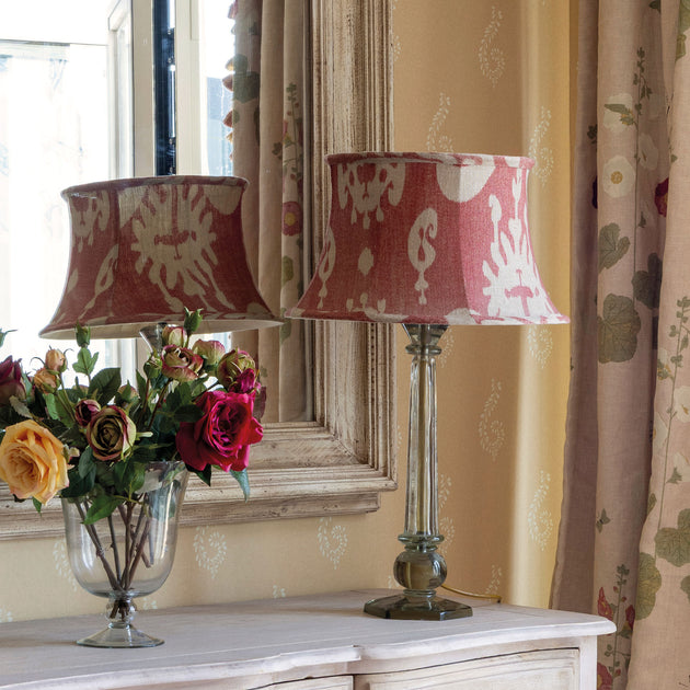 Reeded Glass Pillar Lamp Base