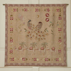 Golden Peacocks Wall Hanging