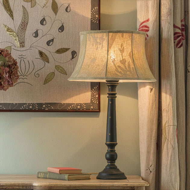 Green Gold Sacha Framed Linen Lampshade