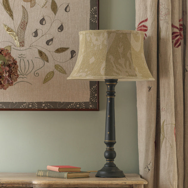 Green Gold Sacha Framed Linen Lampshade