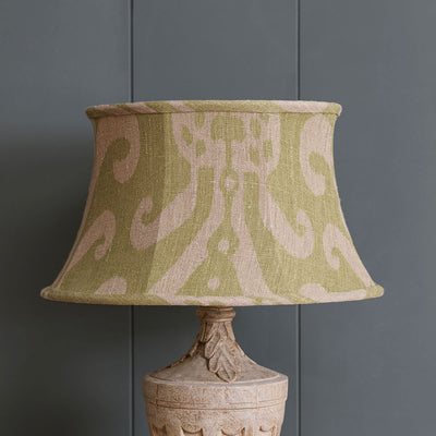 Green Gold Sacha Framed Linen Lampshade