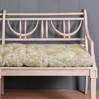 Green Natasha Bench Cushion