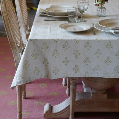 Green Anisha Tablecloth - Medium