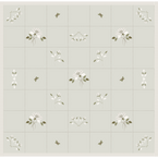 Grey Rose Cotton Quilt