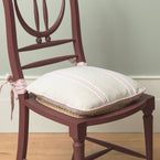 Gustavian Beech Red Chair Cushion