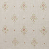 Hand-printed Green Anushka on Rustic Linen – 317G
