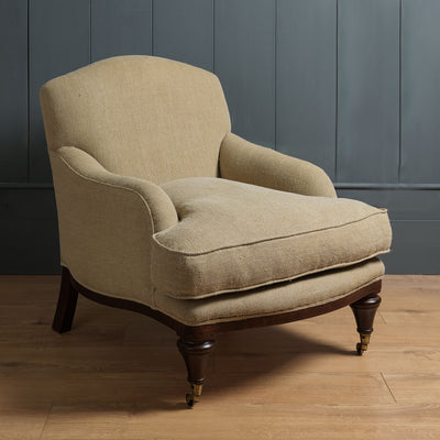Small Howard Chair -  Stonewashed Linen