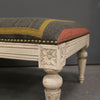 Sample Carved Kilim Footstool - Tulip