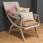 Sample - Indoor Deckchair in Weathered Acacia wood