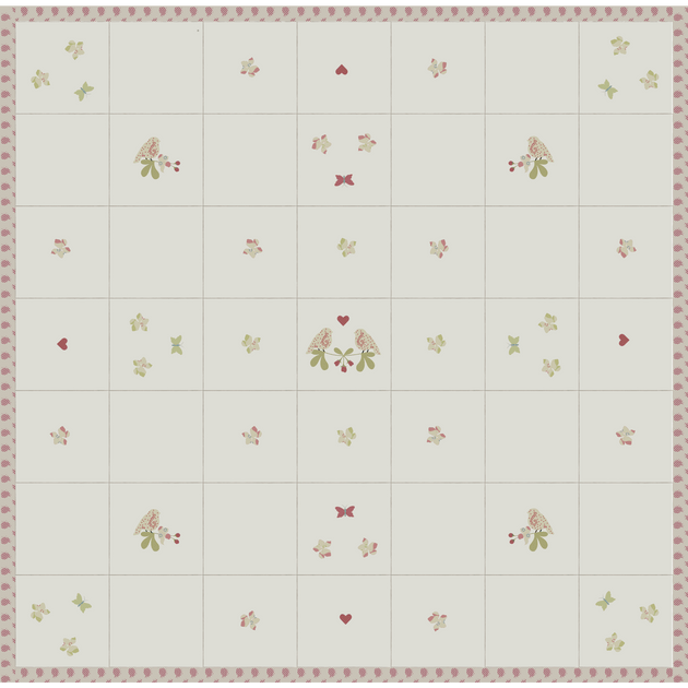 Lovebirds Cotton Quilt