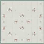 Indian Wedding Rustic Linen Quilt