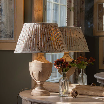 Large Carved Lamp Base