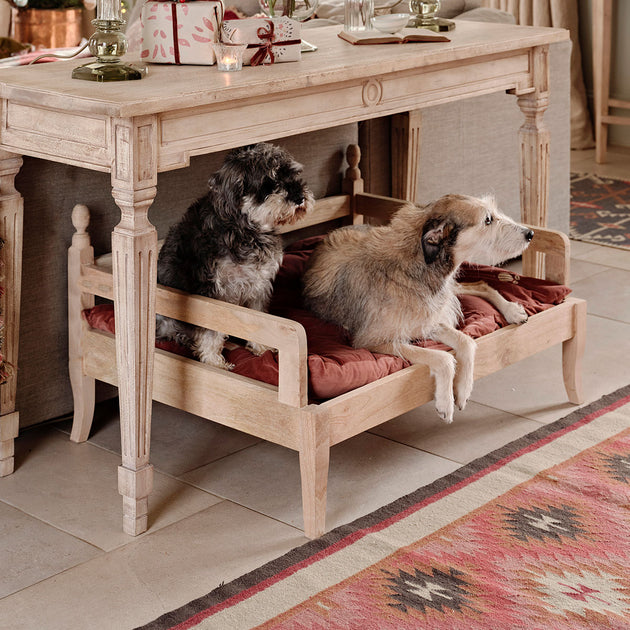 Wooden Dog Bed