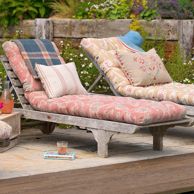 Lounger Cushion - Faded Rose Natasha