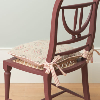 Lullaby Rustic Linen Chair Cushion