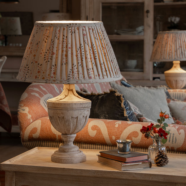 Lullaby Linen Pleated Linen Lampshade