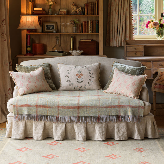 Small - Linen White Stonewashed Rustic Linen