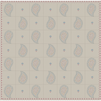 Smokey Blue Embroidered Malathi Quilt