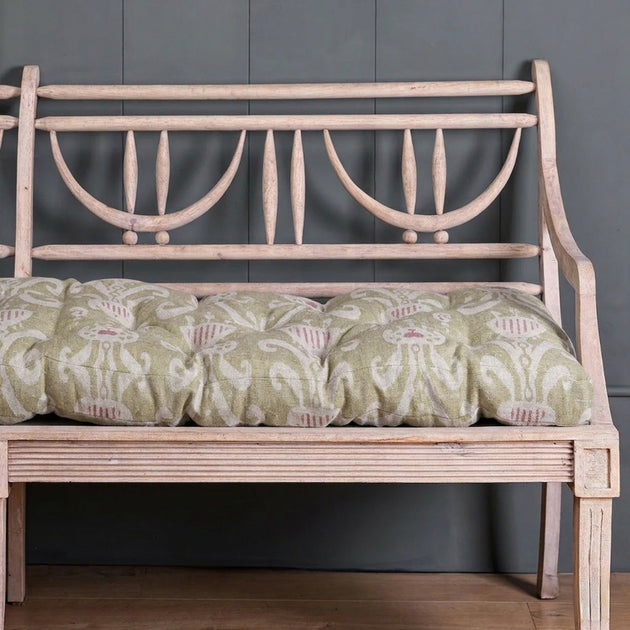 Green Natasha Bench Cushion